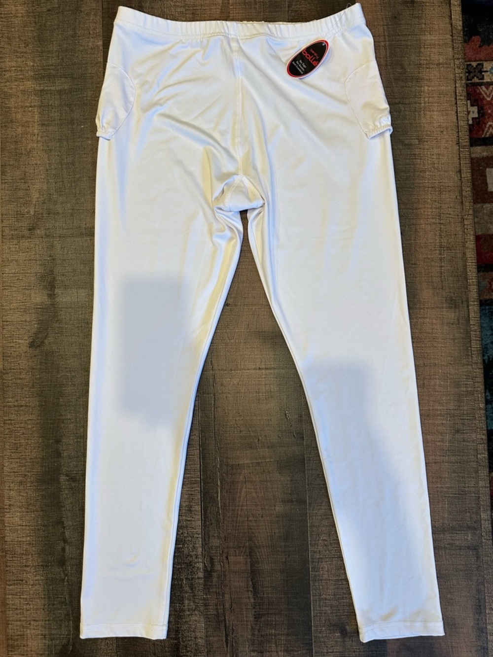 bolle White Women's Leggings with Tennis Ball Side Pockets